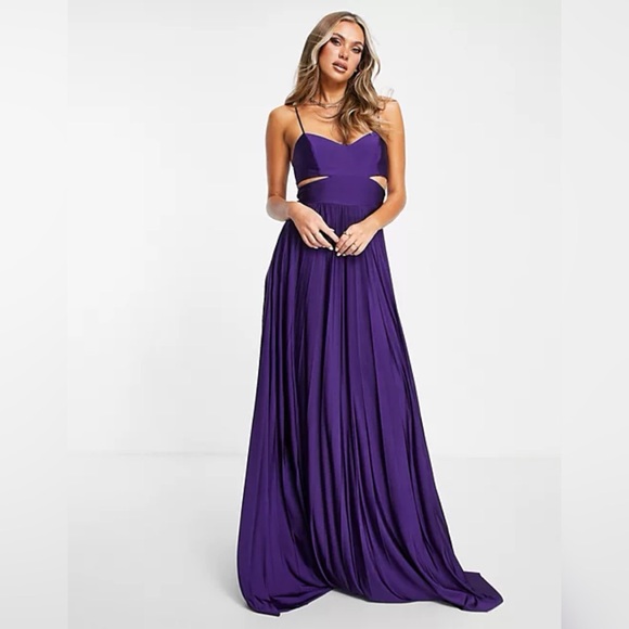 Trendyol Purple Formal Maxi Dress - Picture 1 of 8